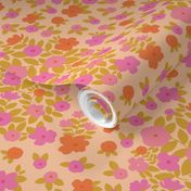 Vintage Pink and Red Bedding 