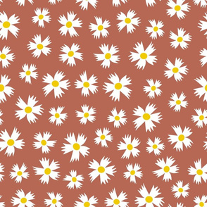 Ditsy Floral Extra Large on Rose Pink