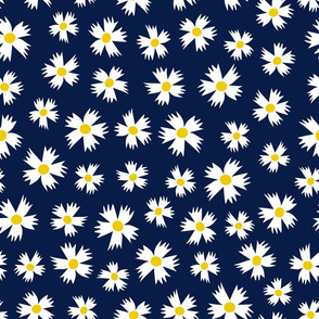 Ditsy Floral Extra Large on Blue
