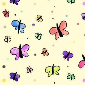 Rainbow butterflies