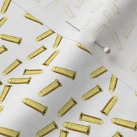 22 Brass Hunting Ammo on White