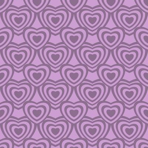 y2k heart lilac