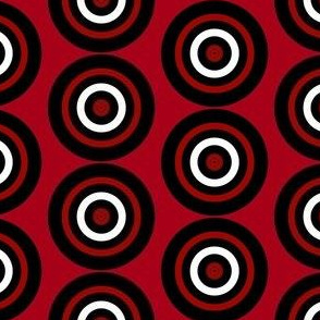 Bullseye on Red, Hunting Target Circles
