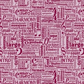 music glossary - pink - small