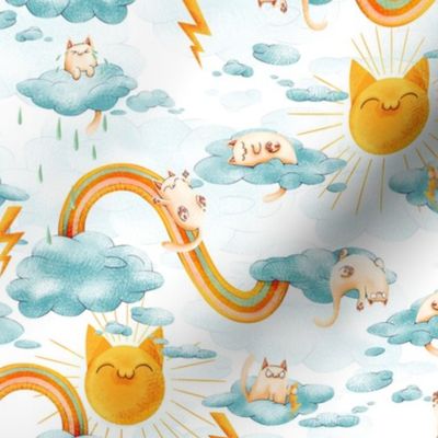 Weather Cats small scale