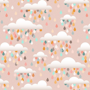 clouds and drops