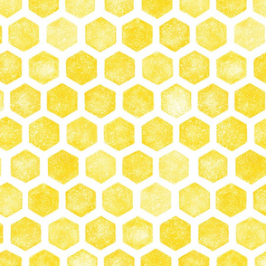 Yellow Honeycomb Hex