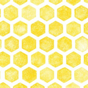 Small Yellow Honeycomb Hex