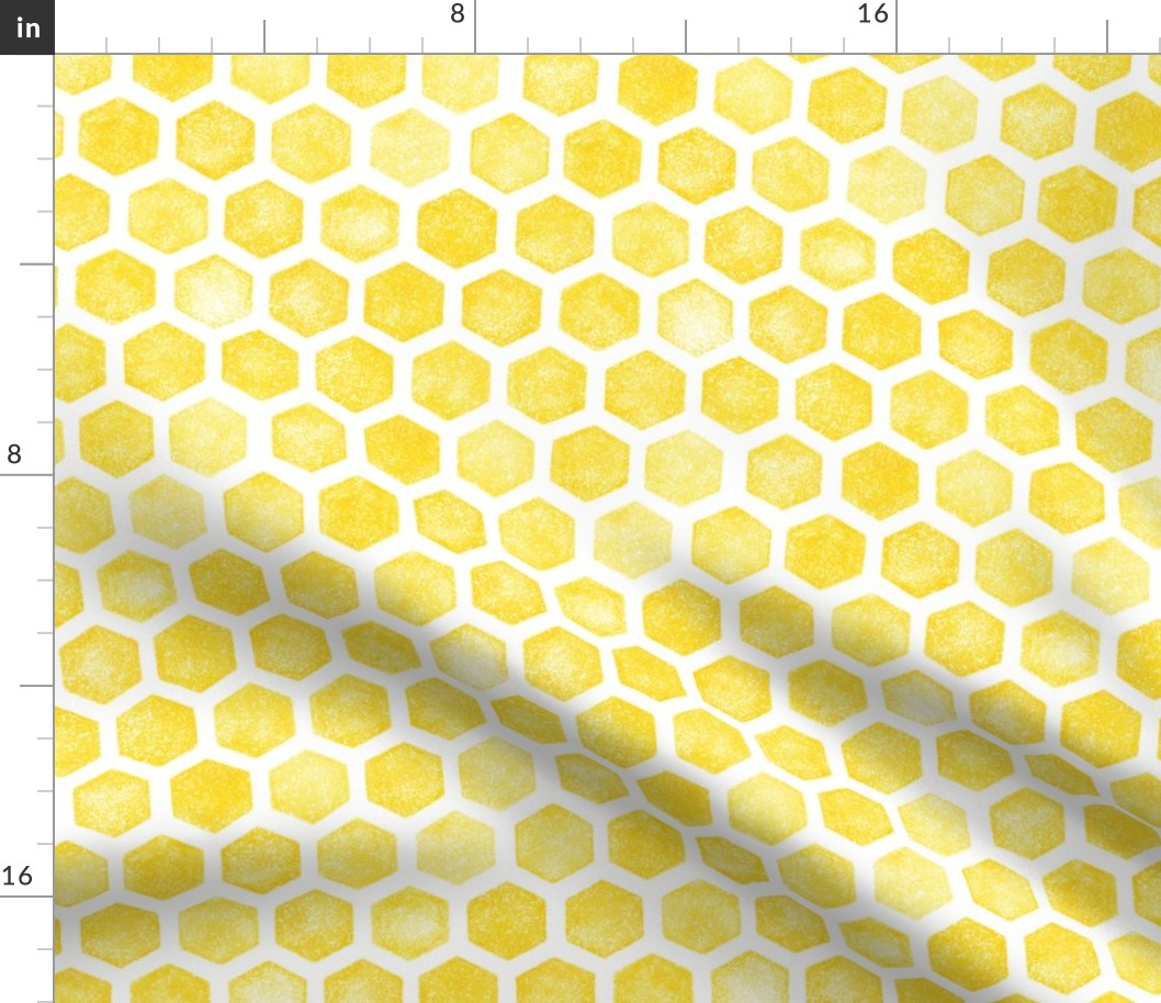 Small Yellow Honeycomb Hex