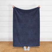 Indigo Blue Mudcloth Weaving Lines - jumbo