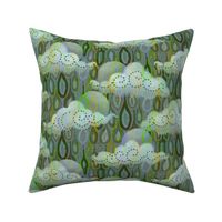 Rain clouds in Minted Sage