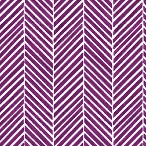 aubergine purple herringbone