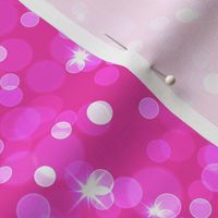 Sparkly Bokeh Pattern - Flirty Magenta Color