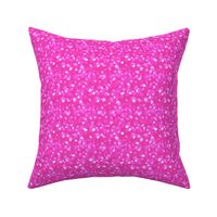 Small Sparkly Bokeh Pattern - Flirty Magenta Color