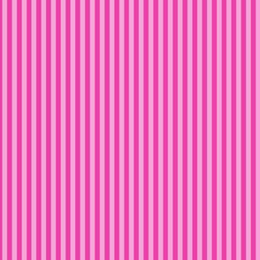 Small Vertical Bengal Stripe Pattern - Flirty Magenta and Lavender Rose