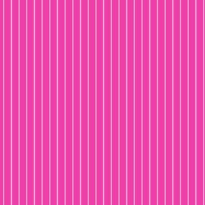 Small Vertical Pin Stripe Pattern - Flirty Magenta and Lavender Rose