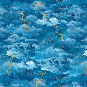 Storm cloud horses