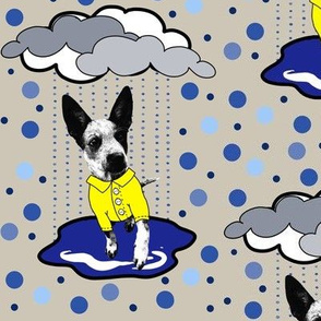 Puppy in the Rain