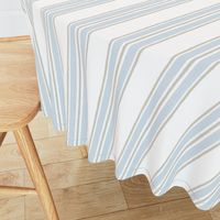 Erin Tan Blue on White Anderson Stripe