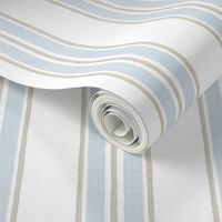 Erin Tan Blue on White Anderson Stripe