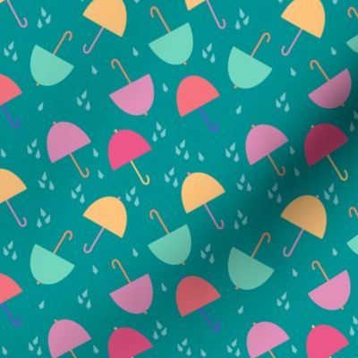 Umbrella Confetti- Emerald