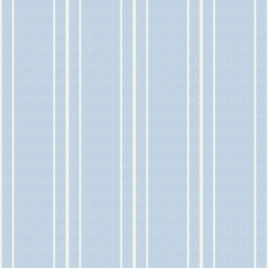 Small triple stripe linen-sky/wht