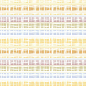 Neutral rainbow checks and stripes by Jac Slade