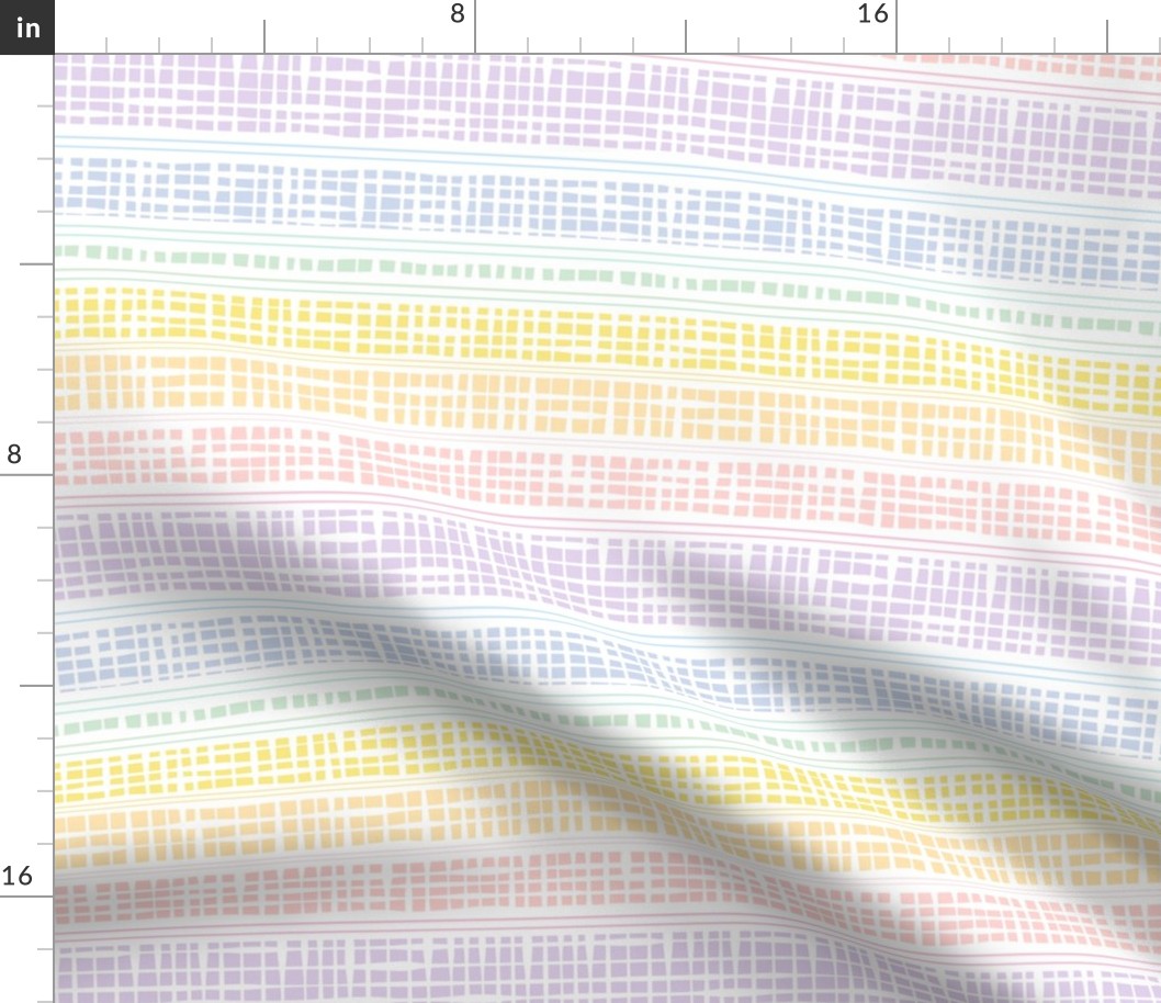 Rainbow stripes by Jac Slade
