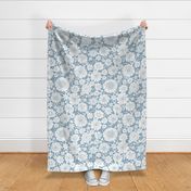 Camilla Vintage Floral Sky - large scale