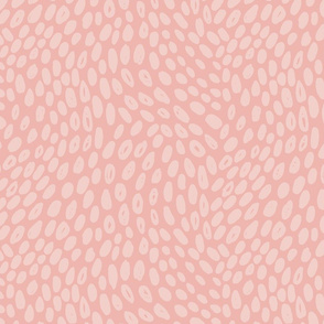 rhythmic dots blender print pink on pink // medium scale