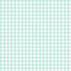 Gingham Green Pastel