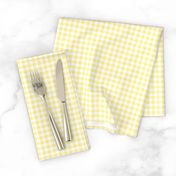 Gingham Yellow pastel