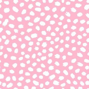 Pink painted polka dots by Jac Slade