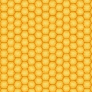 Golden Honeycomb Watercolor