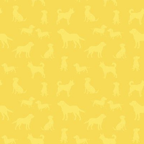 Tone on Tone Dogs Small Yellow