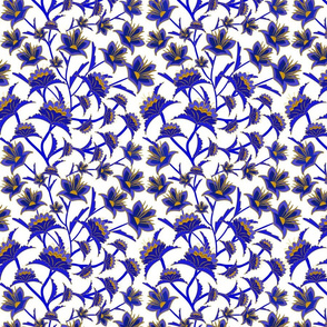 Chinoiserie Blue Floral 