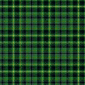 MacArthur tartan , 1/2" green and black, 1842 Sobieski Stuarts