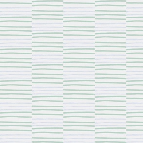 Green and blue stripes on white background