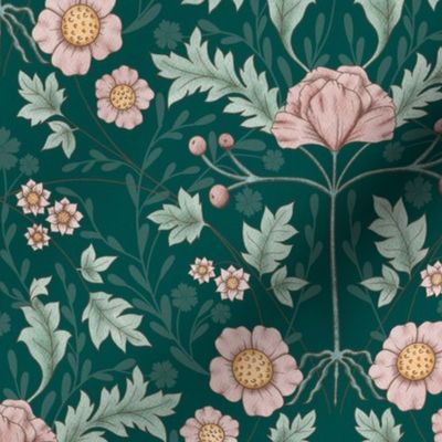 BellaNora Vintage Symmetry Floral pattern, medium