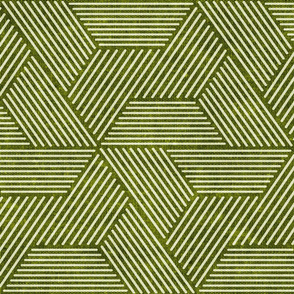 cadence triangles - geometric - green - LAD20