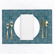 Whiplash Damask - Teal