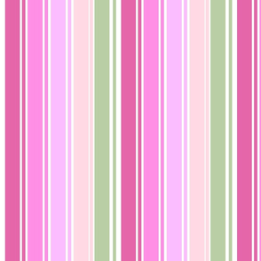 Cottage rose stripe 8x8