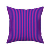 Vertical Bengal Stripe Pattern - Vivid Magenta and Sapphire Blue