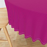 Small Vertical Bengal Stripe Pattern - Vivid Magenta and Rich Plum