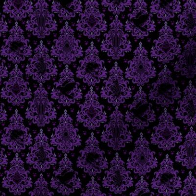 Darkling Damask purple