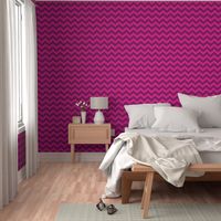 Chevron Pattern - Vivid Magenta and Rich Plum