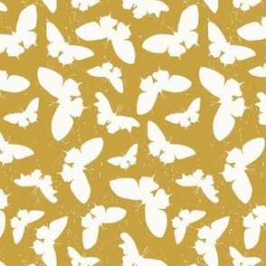 Butterfly Silhouette // Mustard