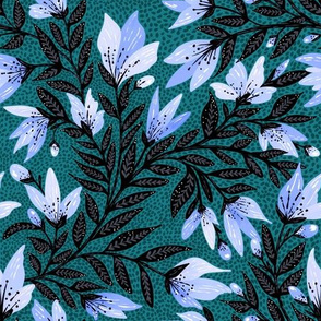 Springtime Deep Teal by Jac Slade