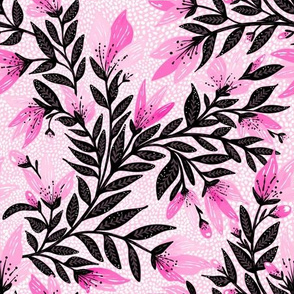 Springtime pink fuchsia by Jac Slade