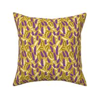 Purple Lavender on yellow (small)